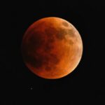 ¿Por qué la sombra de luna estaba en rojo, naranja y amarillo anoche?